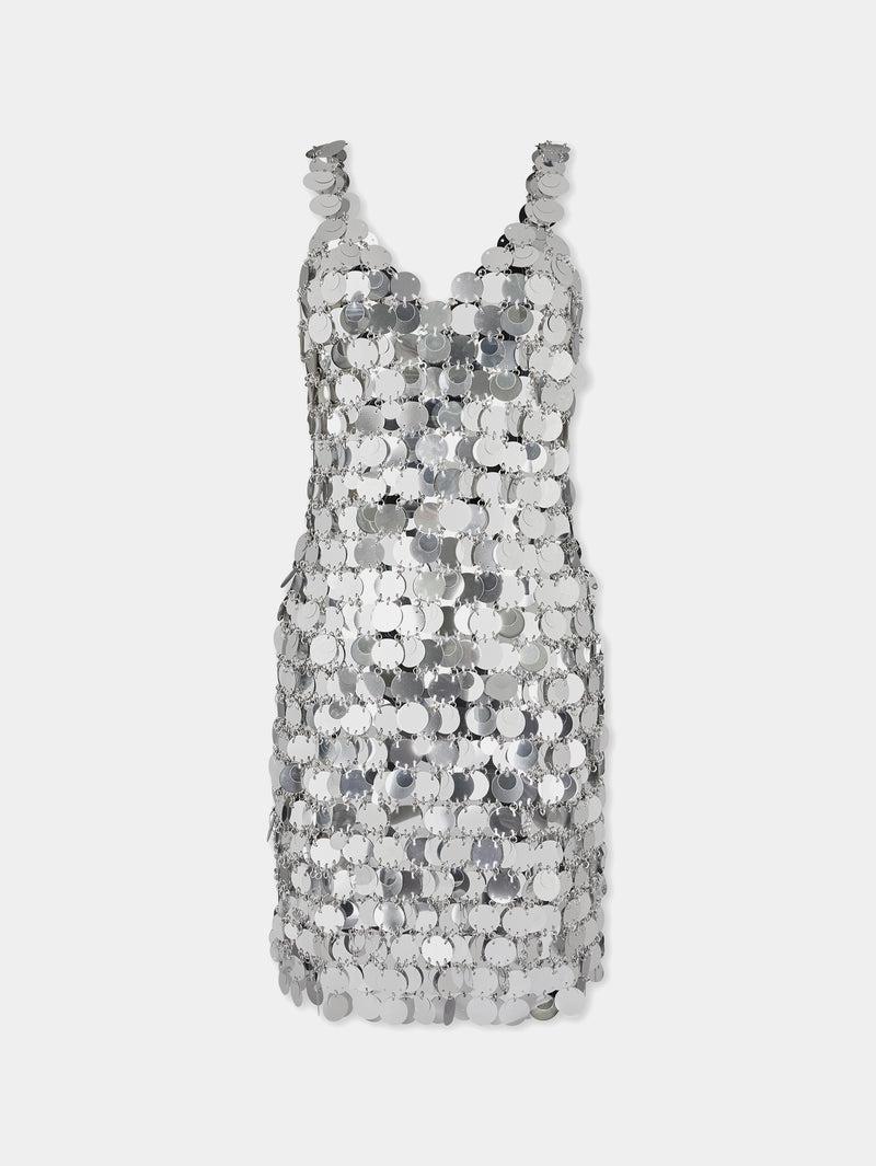 Silver sparkle discs dress Product Image