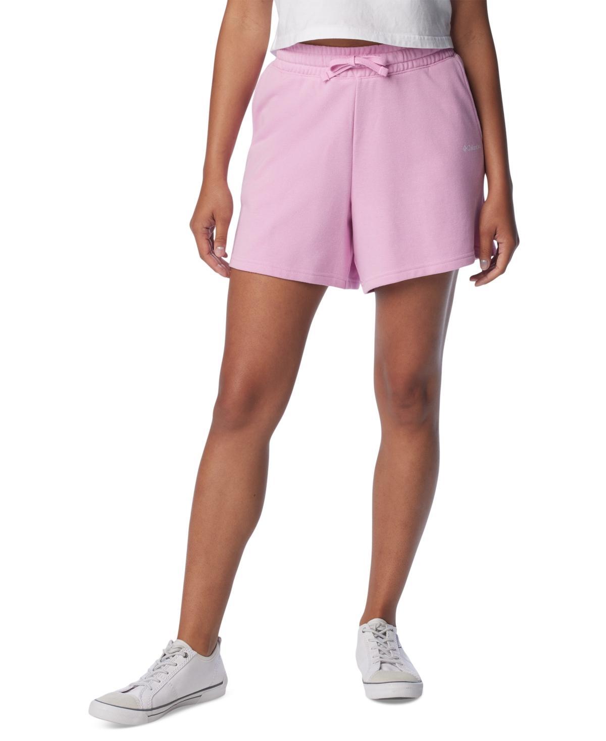 Columbia Womens Trek Mid-Rise French Terry Shorts Product Image