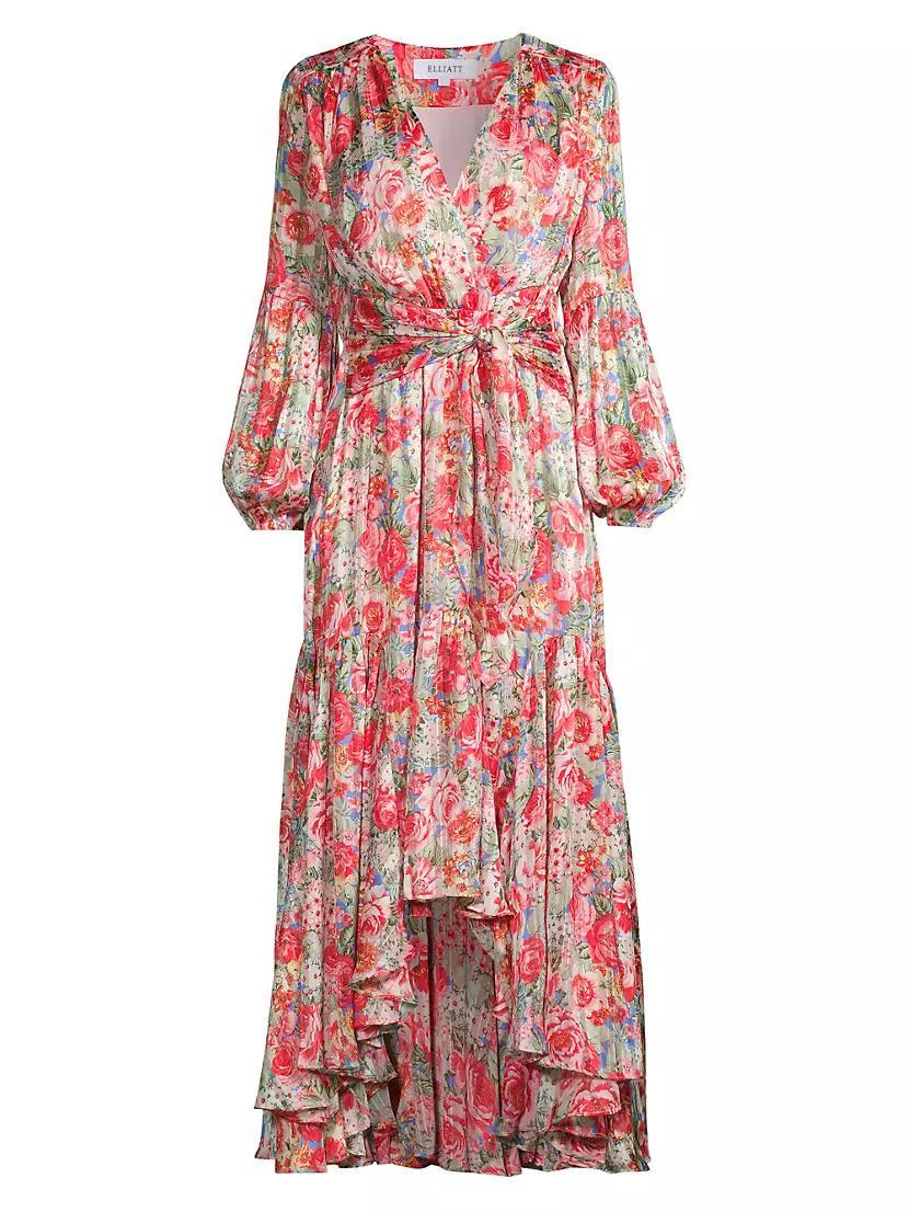 Makayla Floral High-Low Dress Product Image