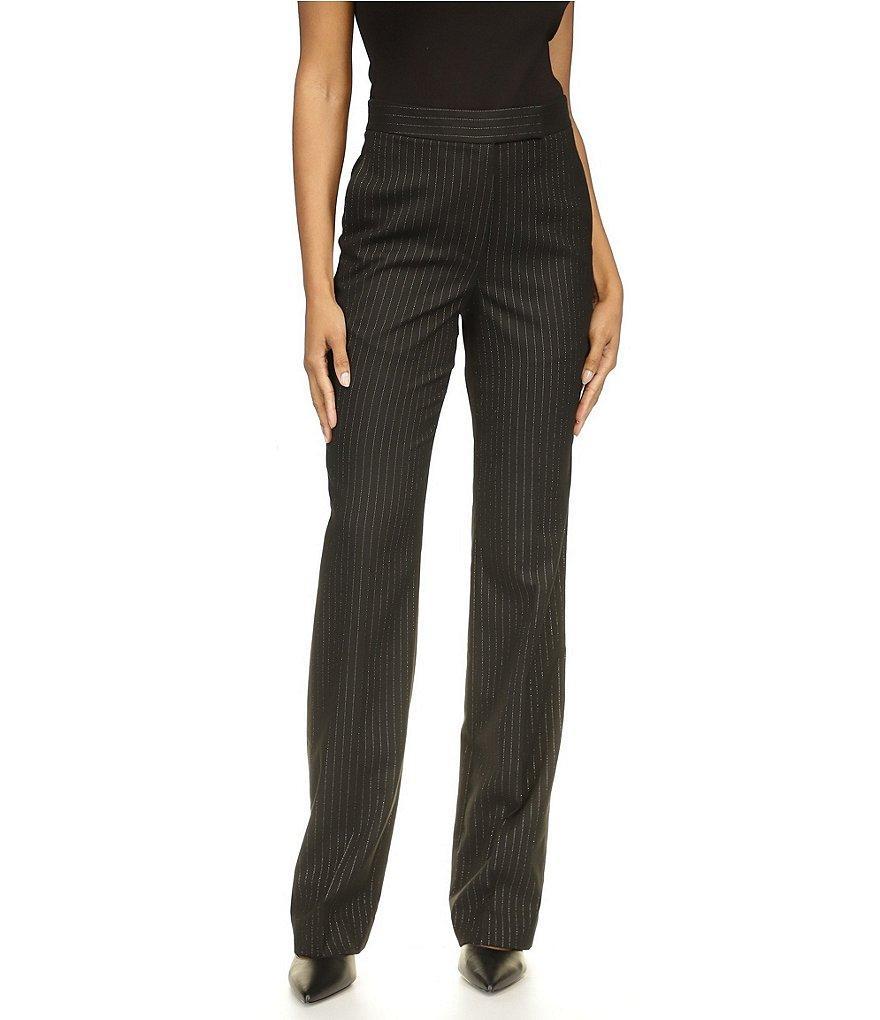 Michael Kors Pinstripe Stretch Bootcut Trouser Product Image