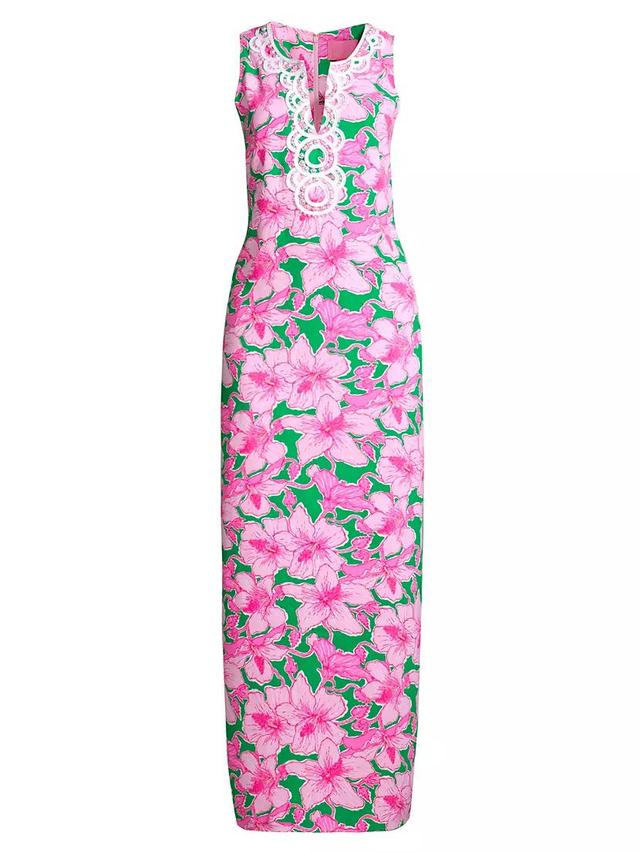 Elliotta Floral Sleeveless Maxi Dress Product Image