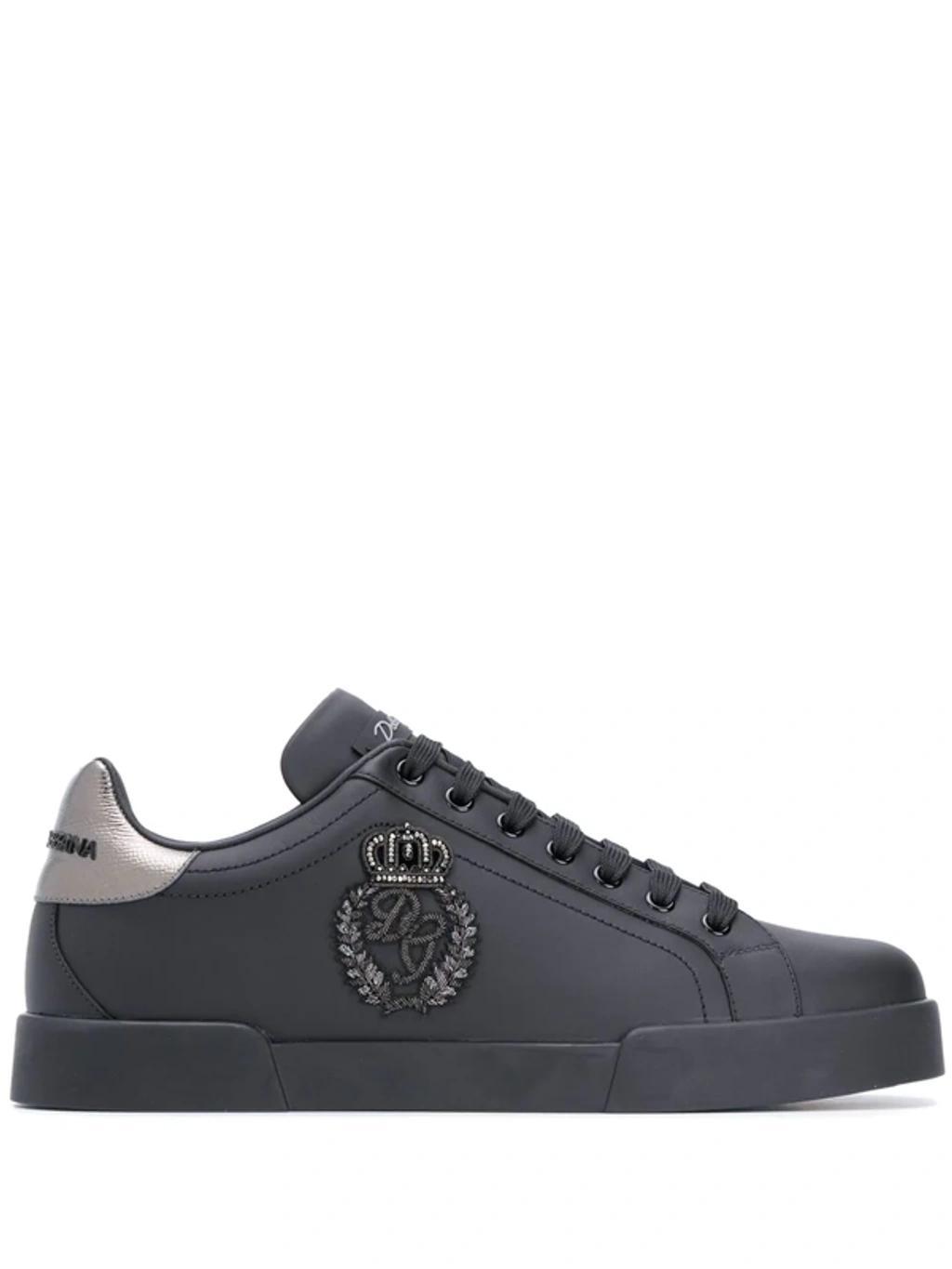 Portofino Low-top Sneakers In Black Product Image