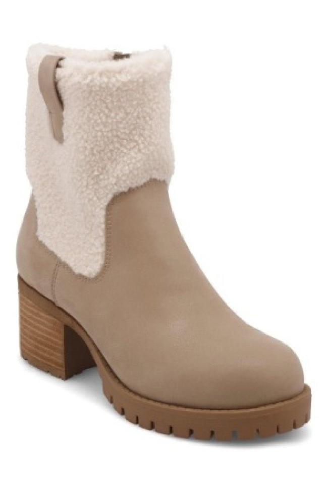 MIA Jakob Sherpa Heeled Booties Female Product Image