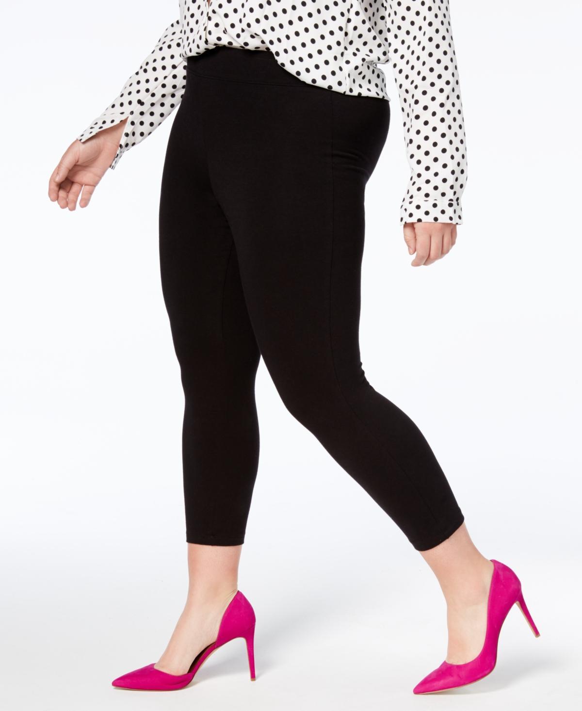 Hue wo Plus Capri Leggings White  Product Image