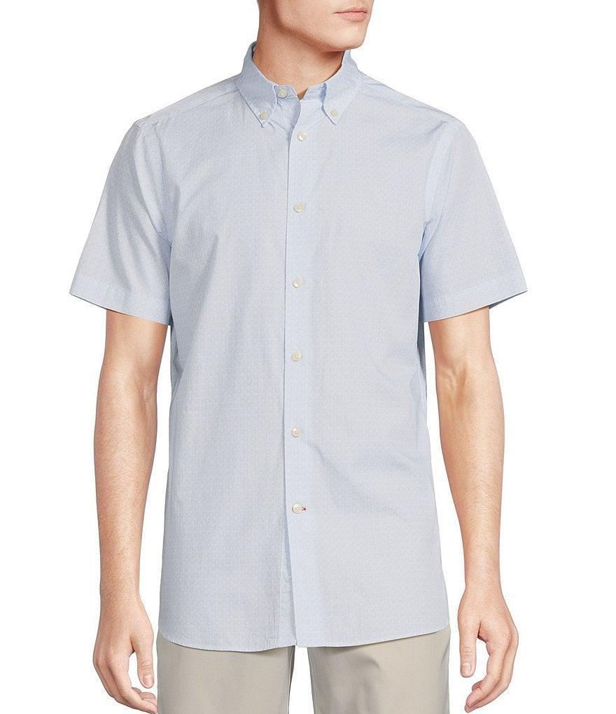 Cremieux Blue Label Printed Cotton Poplin Short Sleeve Woven Shirt Product Image