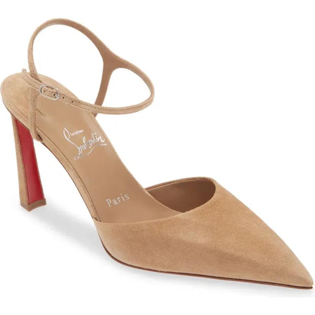 Condora Riviera Ankle Strap Pump In Beige Product Image