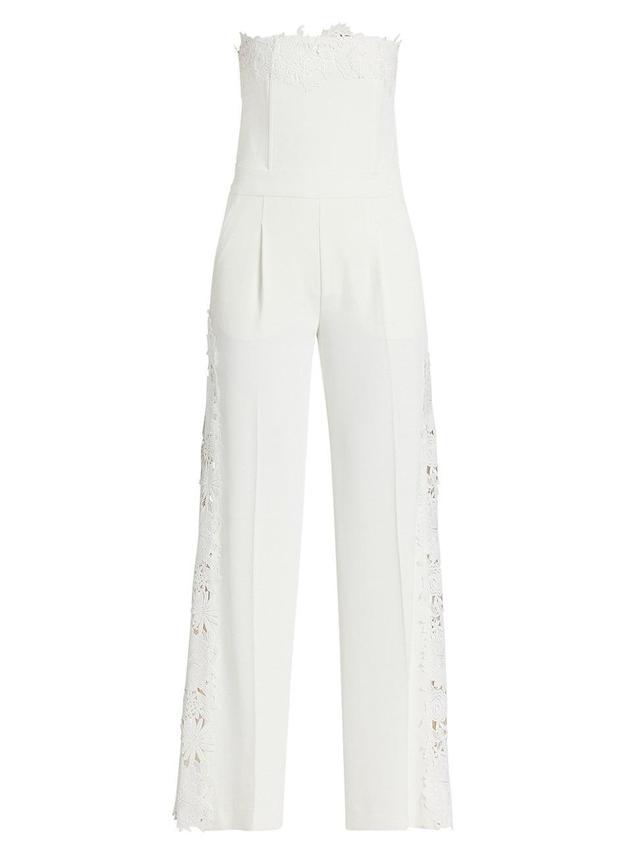 Womens Ebony Lace Combo Jumpsuit Product Image