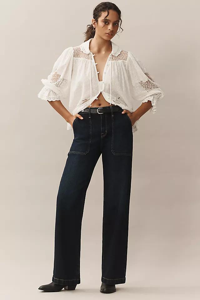 Modern American Farrah High-Rise Wide-Leg Jeans Product Image