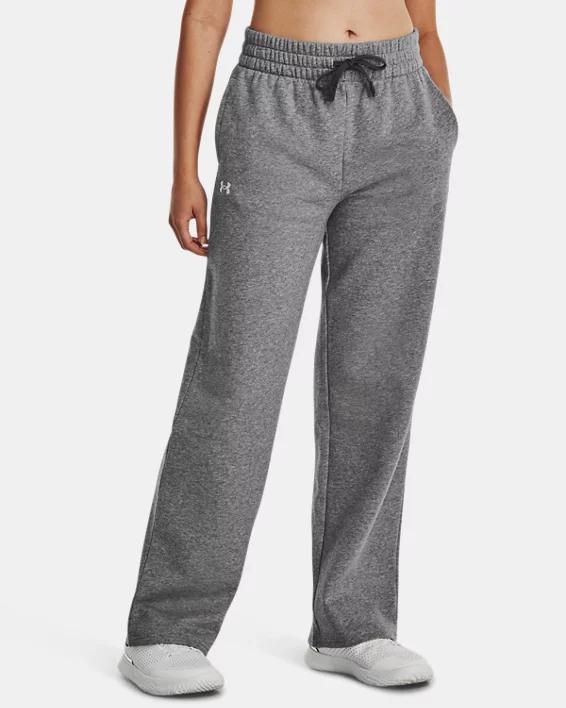 Women's UA Rival Fleece Straight Leg Pants Product Image