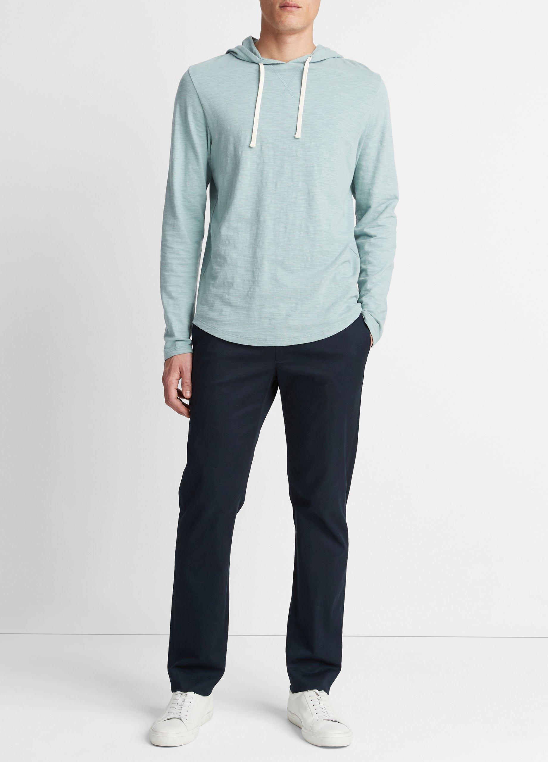 Textured Cotton Hoodie Product Image