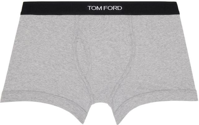 Gray Classic Fit Boxer Briefs In 020 Grey Product Image