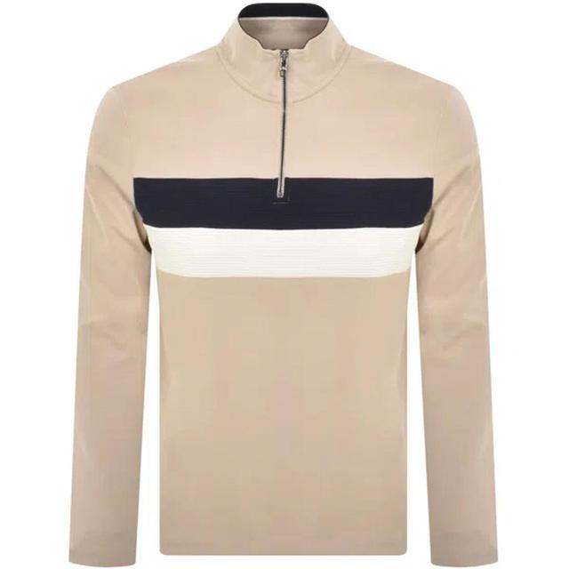 Veller Half Zip Sweatshirt Beige Product Image