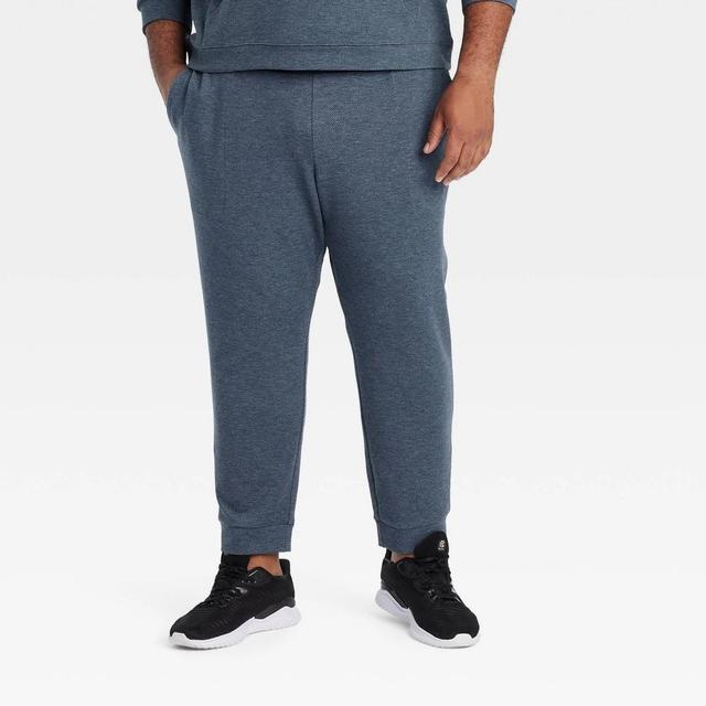 Mens Big Mesh Spacer Jogger Pants - All In Motion Navy Blue 3XL Product Image