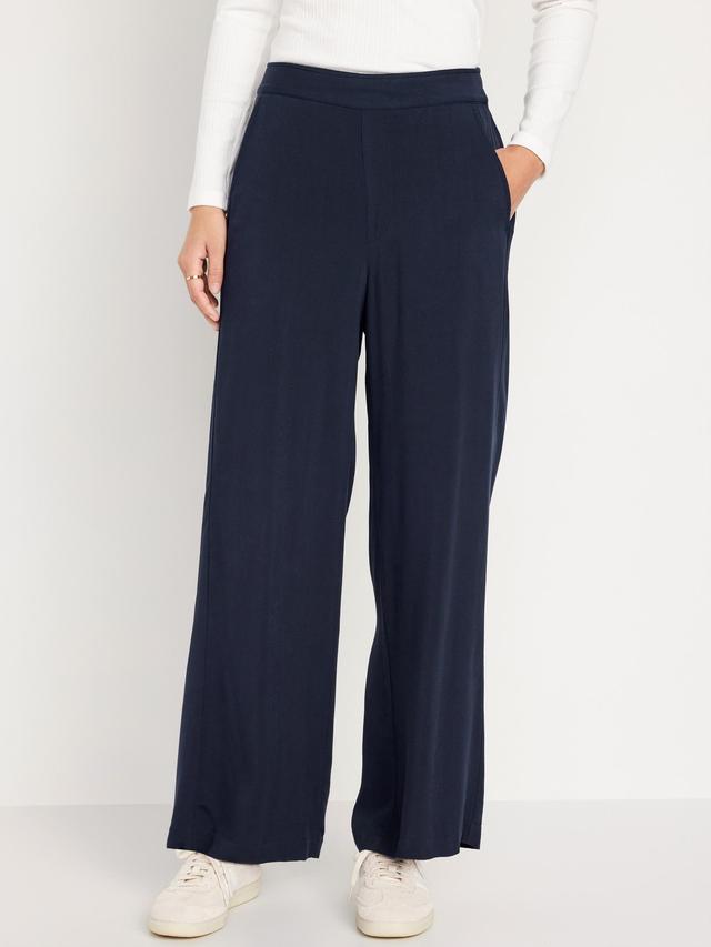 High-Waisted Playa Wide-Leg Pants Product Image