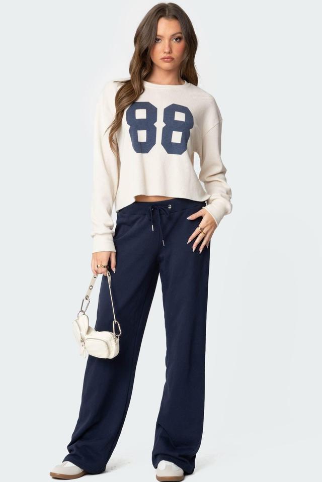 Quinn Straight Leg Sweatpants Product Image