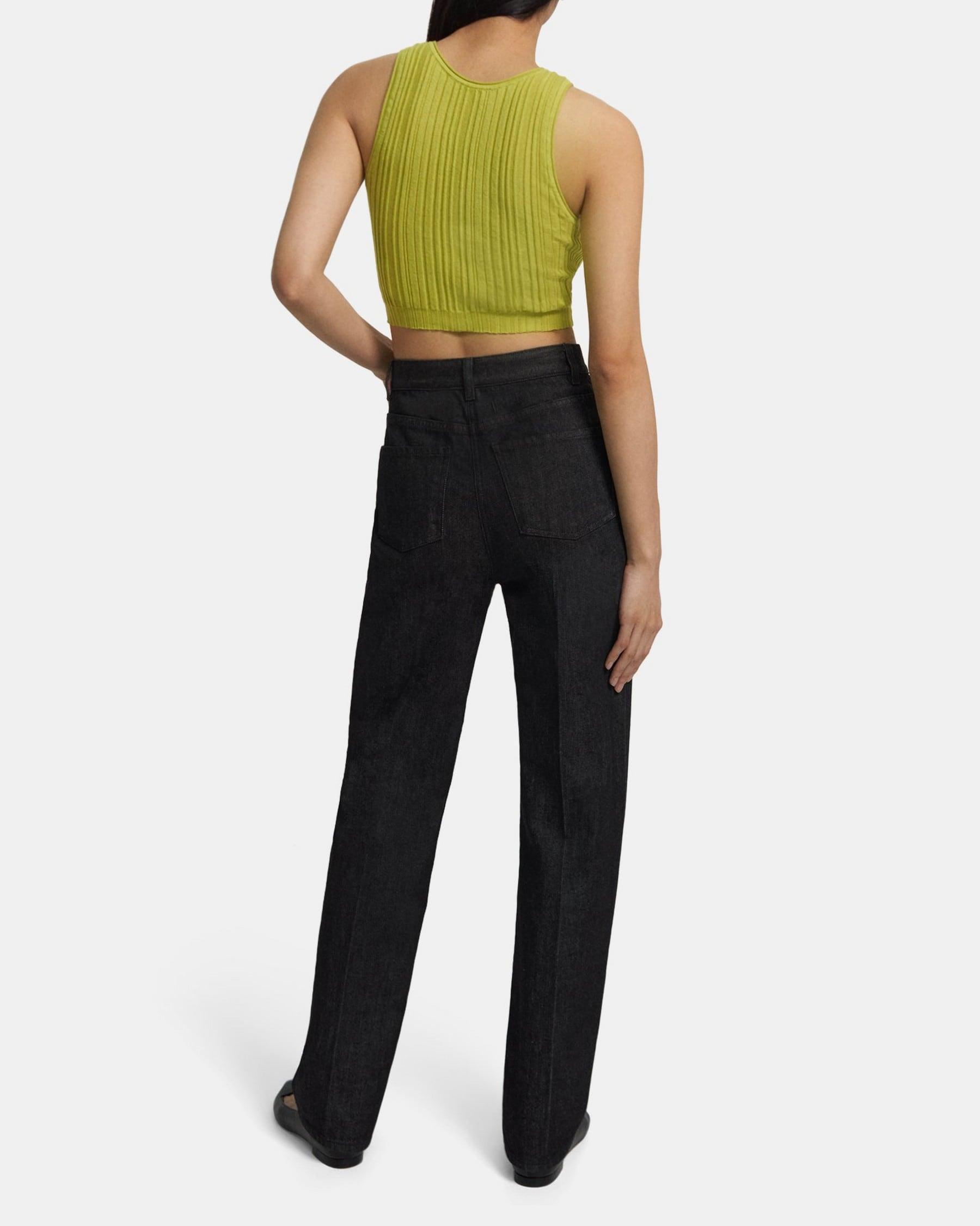 Cropped Tank in Cotton-Cashmere Product Image