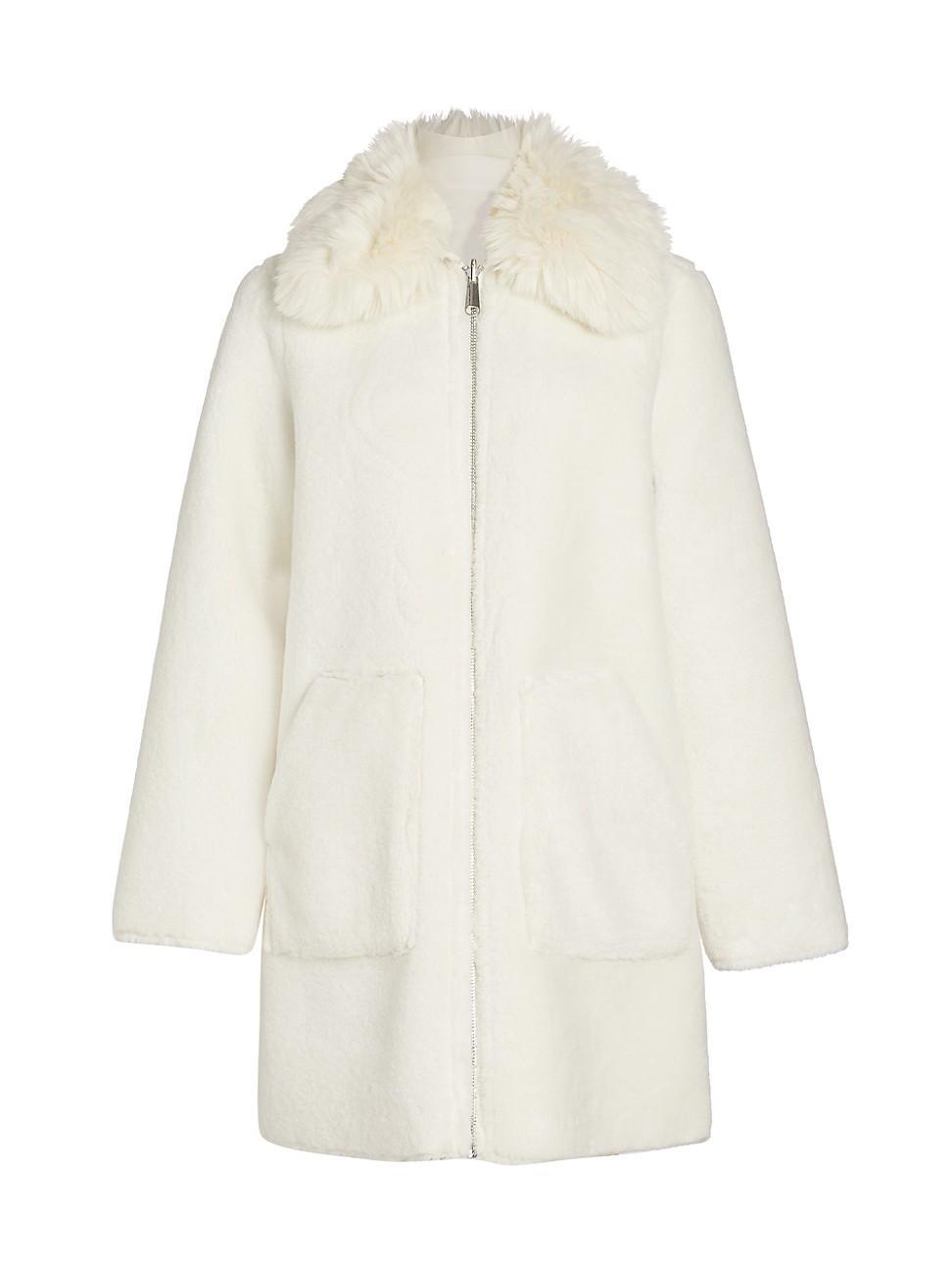 Womens Alison Reversible Sherpa Coat Product Image