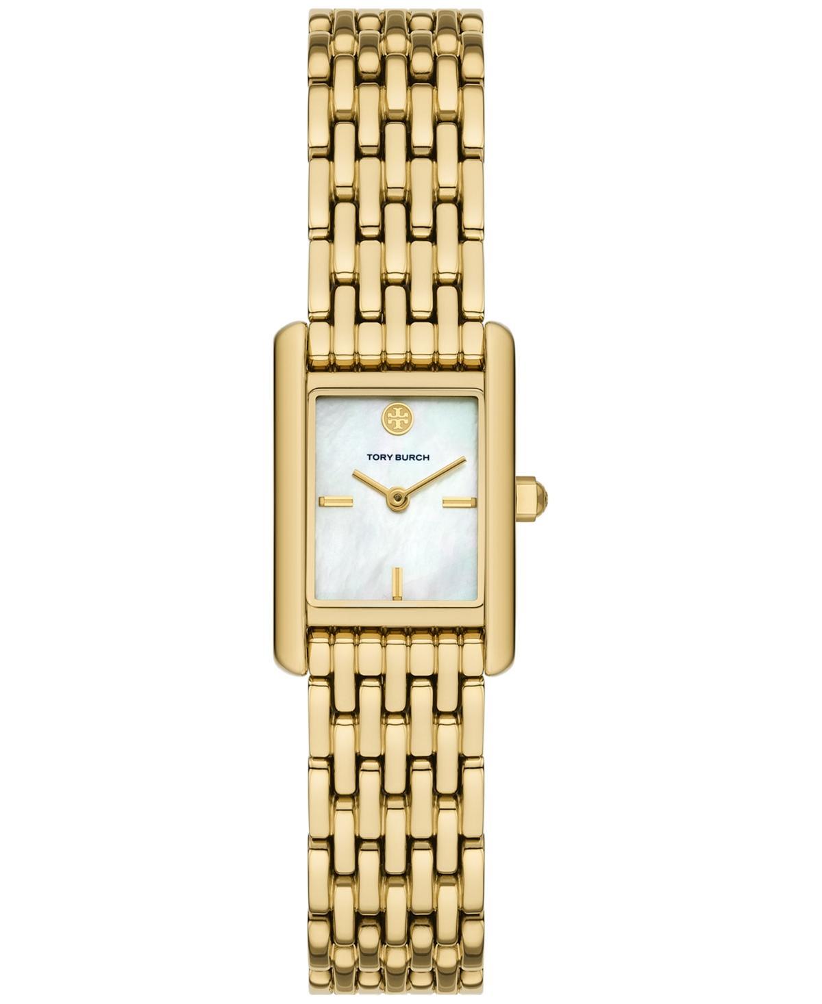 Tory Burch Womens The Eleanor Quartz Gold-Tone Stainless Steel Bracelet Watch 19mm Product Image