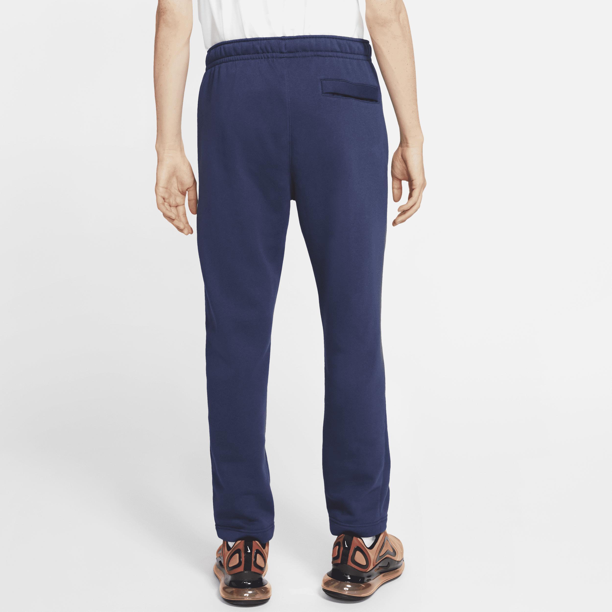 Nike Mens Nike Open Hem Club Pants - Mens White/Midnight Navy Product Image