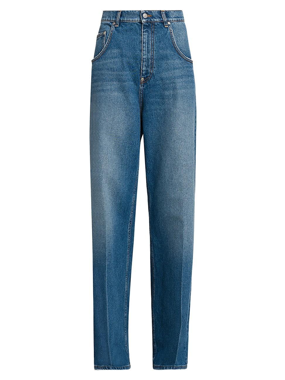 Womens Baggy Tapered Jeans Product Image