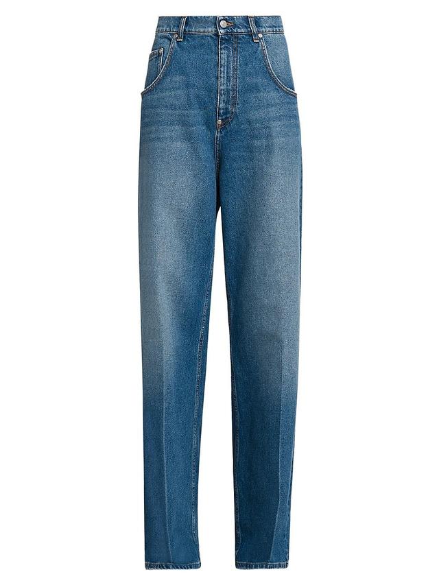 Womens Baggy Tapered Jeans Product Image