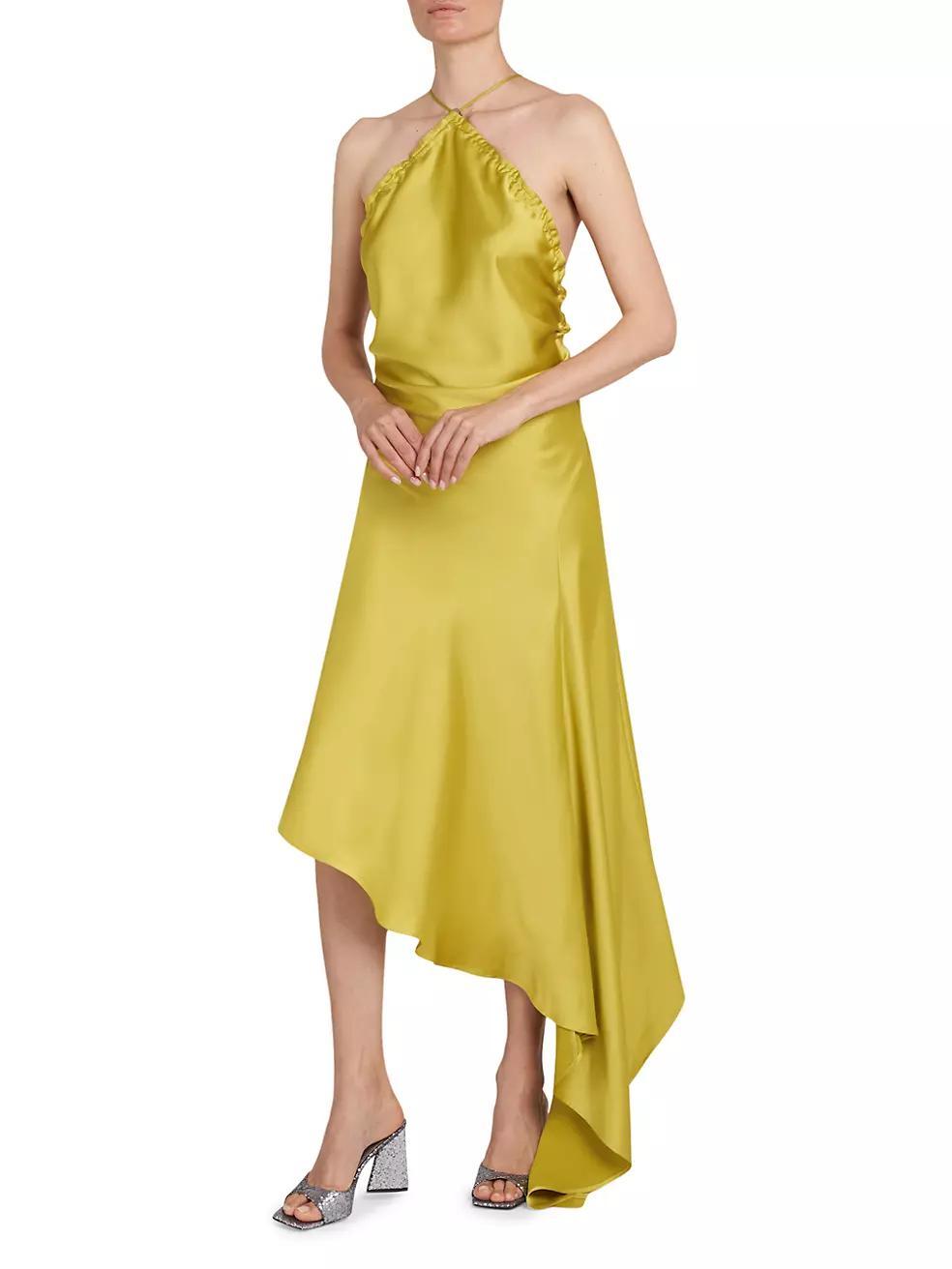 Asymmetric Sleeveless Midi-Dress Product Image