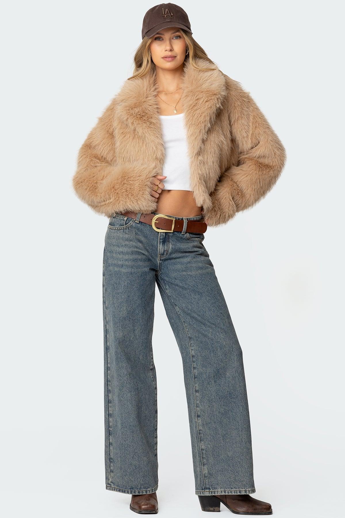 Sierra Oversized Faux Fur Jacket Product Image