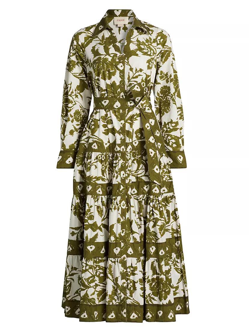 Shelby Floral Cotton Shirtdress Product Image