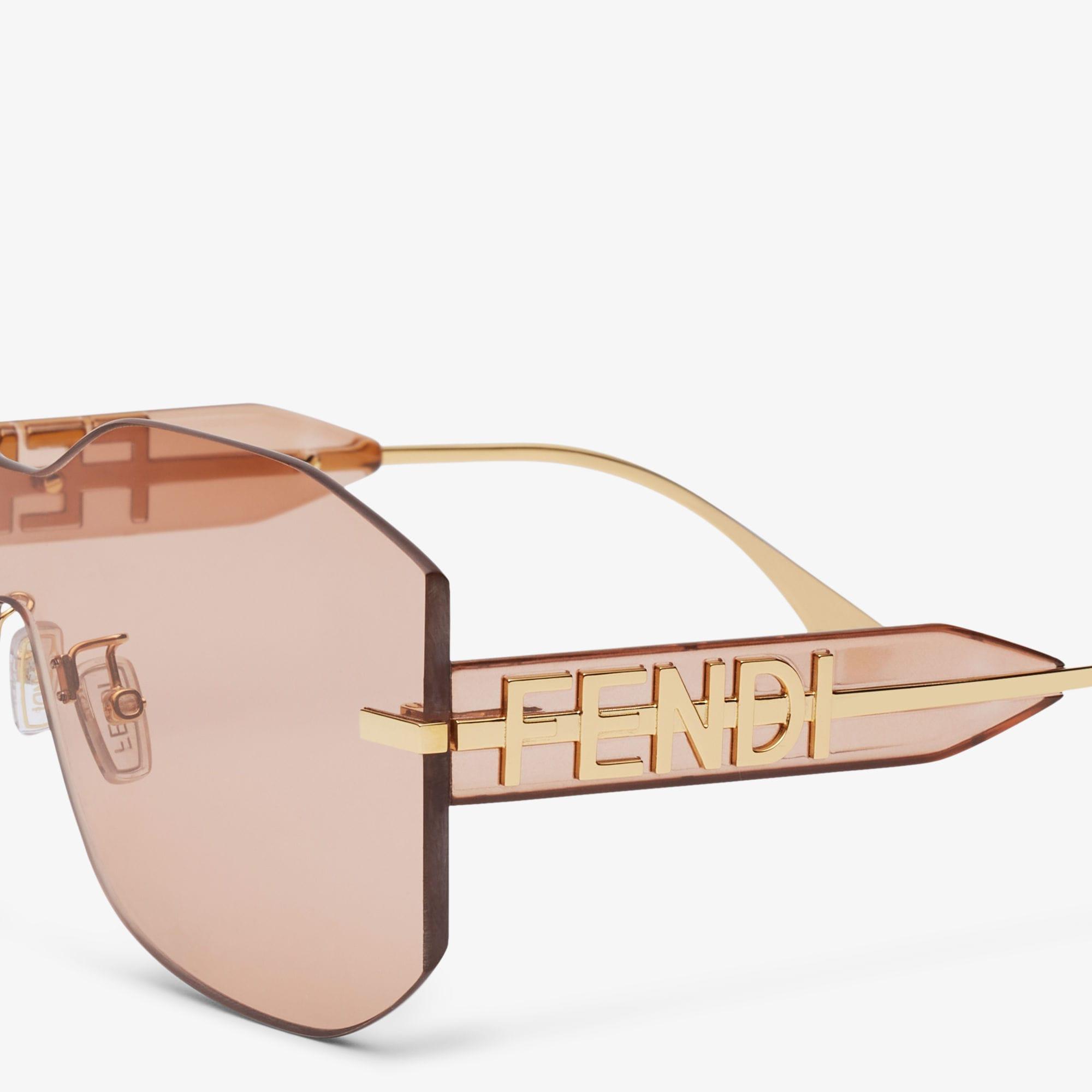 FendigraphyPink shield sunglasses Product Image