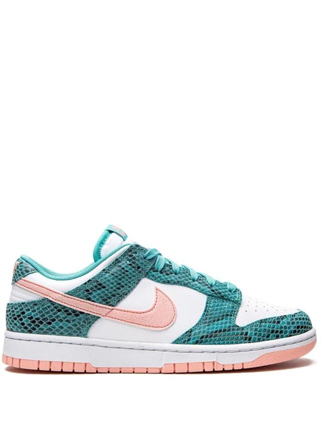 Green Dunk Low Sneakers In Washed Teal/bleached Product Image