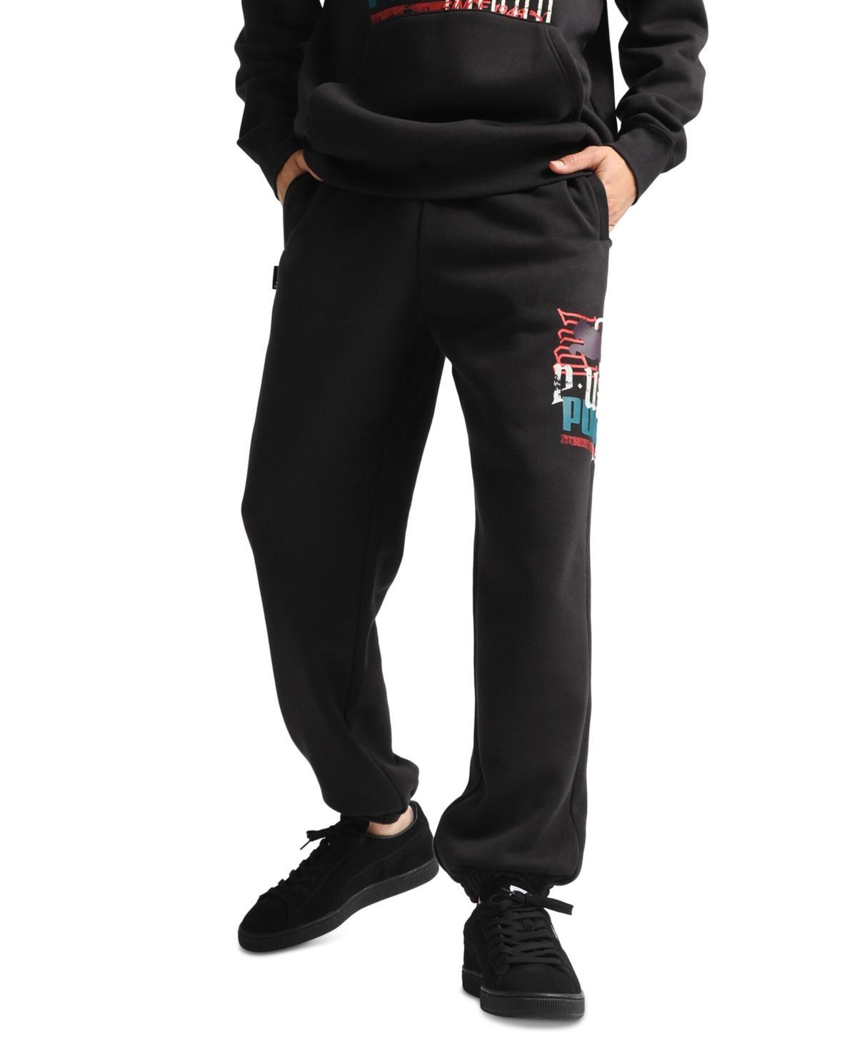 Puma Mens Graphic Logo Sweatpants Product Image