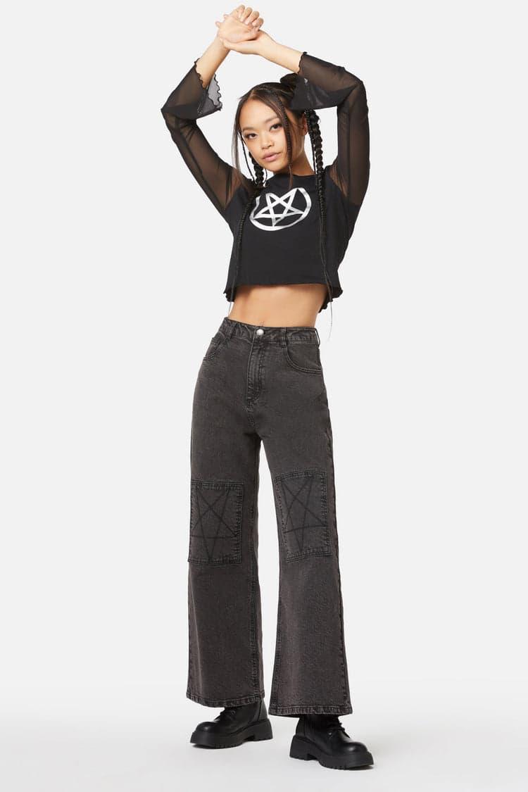 The Astral Wide Leg Jeans Product Image