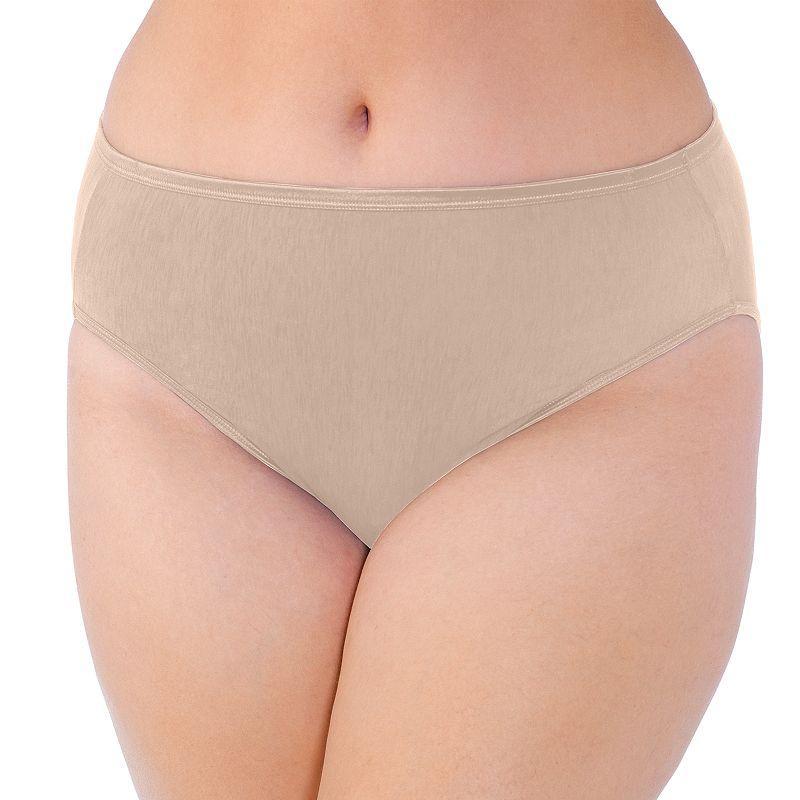 Plus Size Vanity Fair Illumination Hi Cut Panty 13810, Womens Product Image