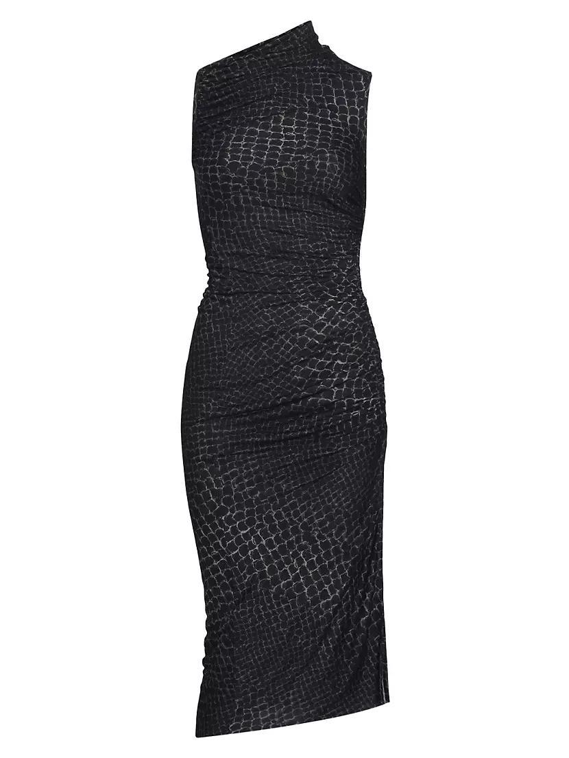 Abito Svita Crocodile Sleeveless Knee-Length Dress Product Image