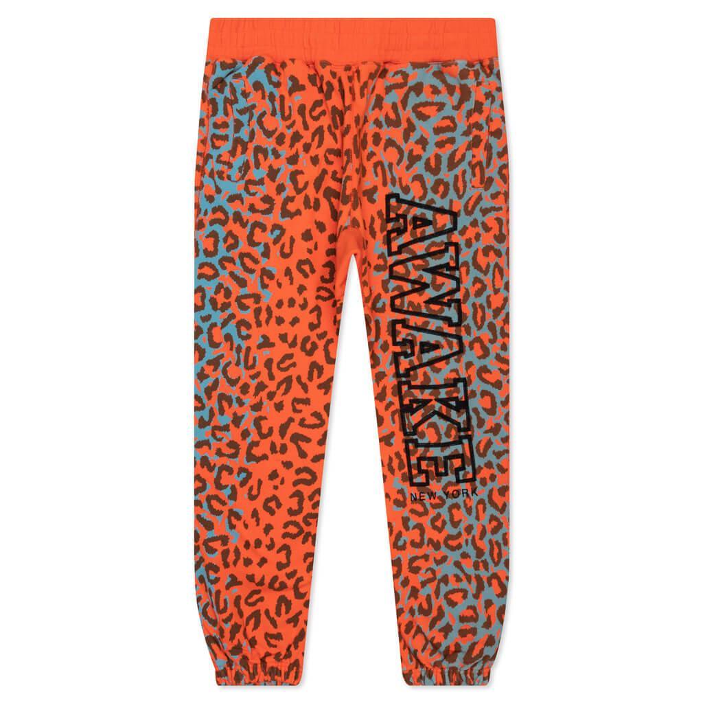 Awake Block Logo Sweatpant - Printed Leopard Male Product Image