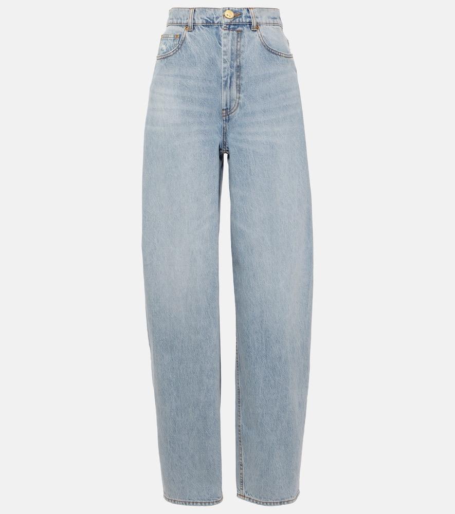 Natura Oversize Jeans In Celeste Product Image