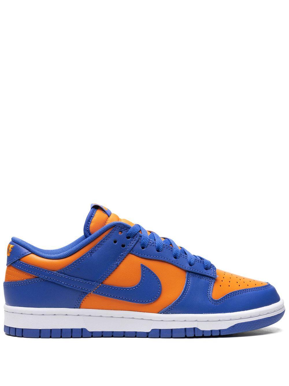 NIKE Dunk Low Retro Sneaker In Bright Ceramic/team Royal/university Red Product Image