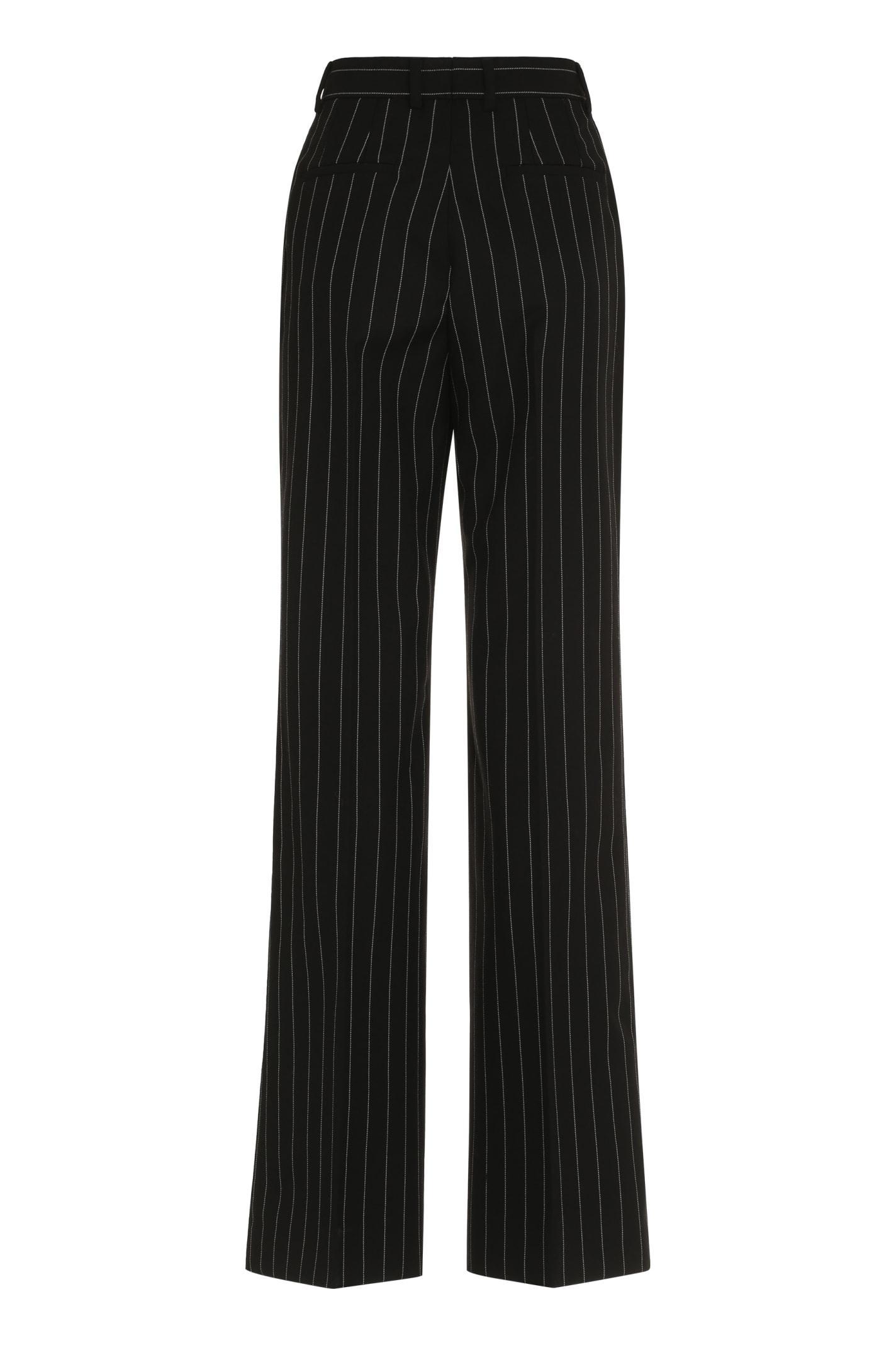 DOLCE & GABBANA Wool Trousers In Brown Product Image