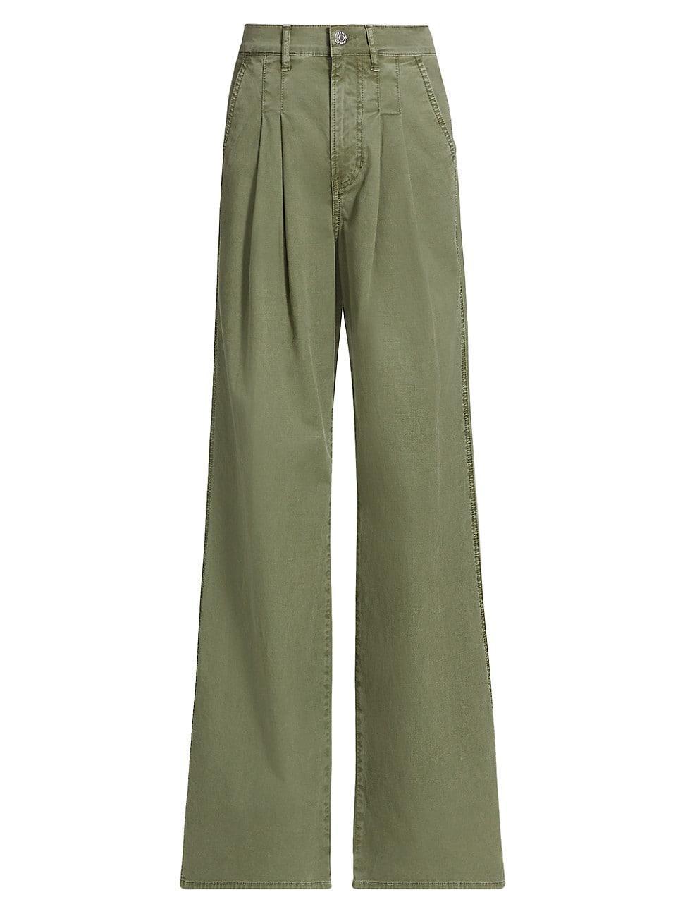 Womens Mia Pleated Wide-Leg Pants product image