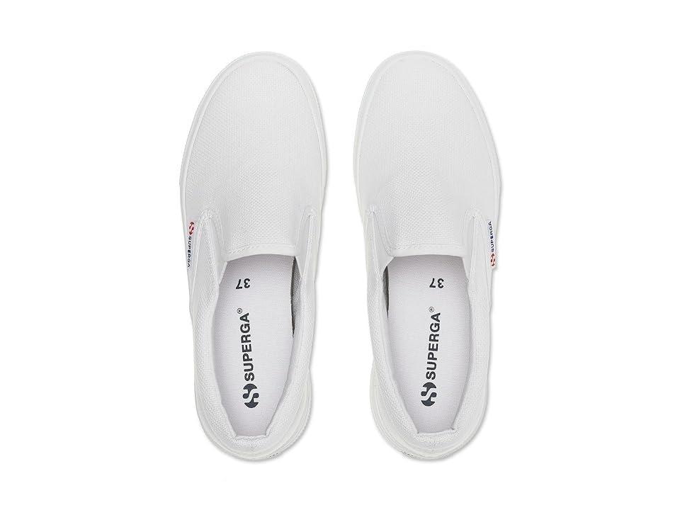 Superga 2740 Mid Platform Slip On Sneaker in White. Size 6.5, 9. product image