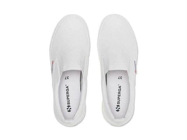 Superga 2740 Mid Platform Slip On Sneaker in White. Size 6.5, 9. Product Image