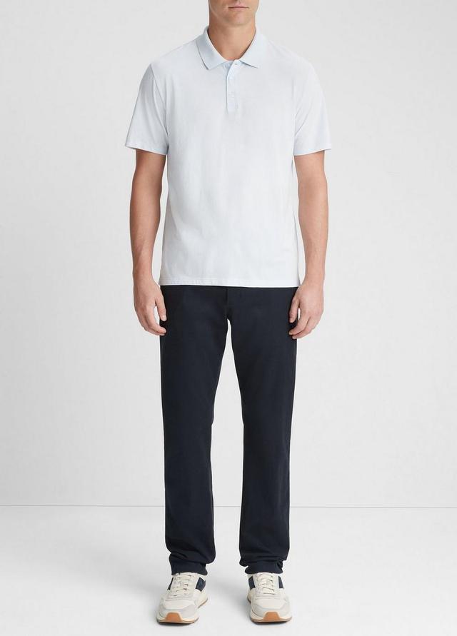 Pima Cotton Short-Sleeve Polo Shirt Product Image