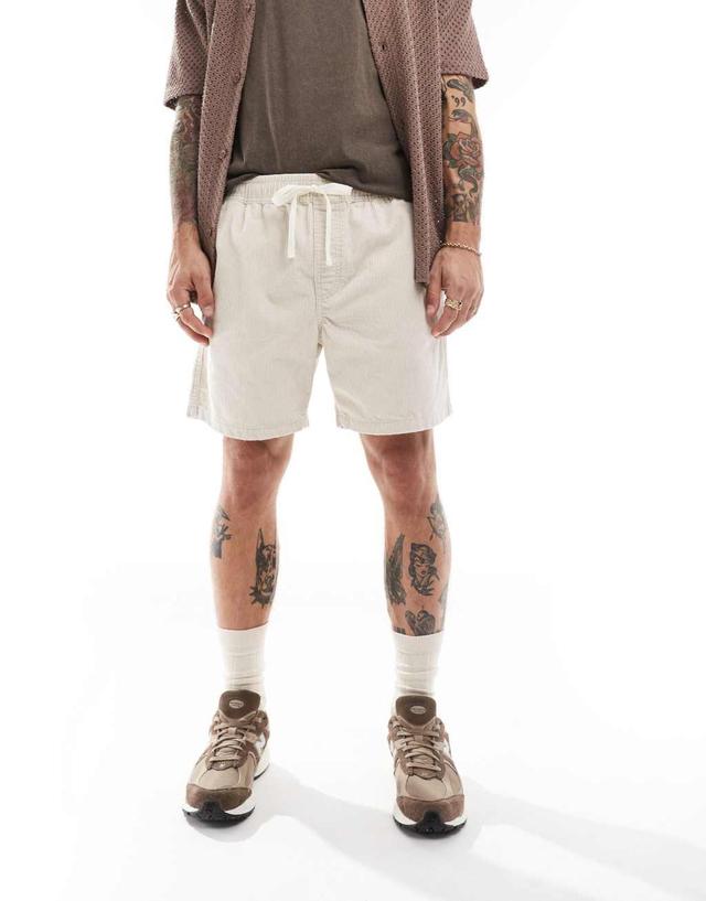 Cotton On easy shorts in bone corduroy Product Image