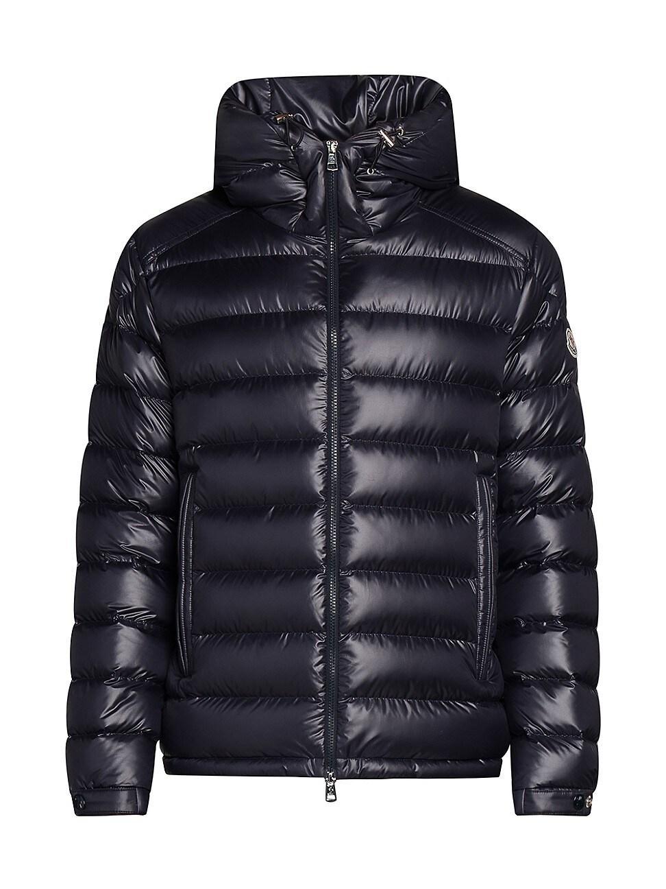 Mens Besines Nylon Hooded Down Jacket Product Image