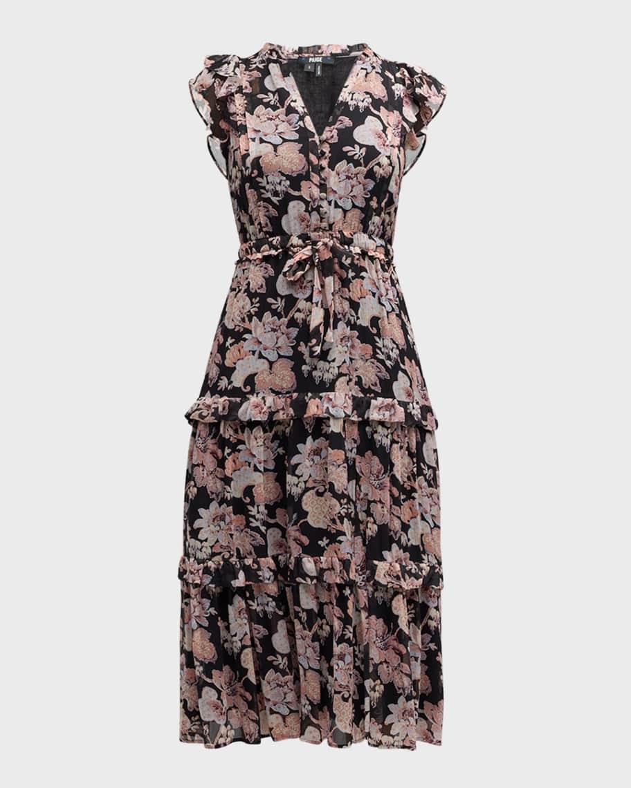 Rozlyn Floral Midi Dress Product Image