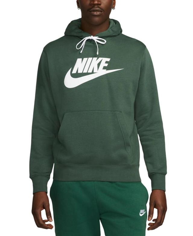 Men's  Sportswear Club Fleece Graphic Pullover Hoodie In Green Product Image