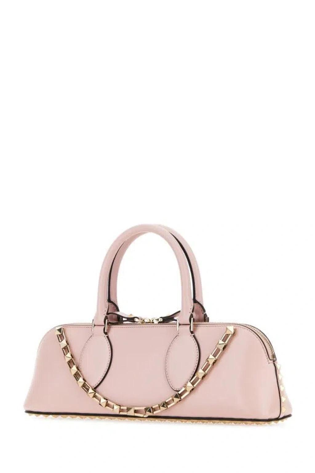 VALENTINO GARAVANI Rockstud East In Pink Product Image