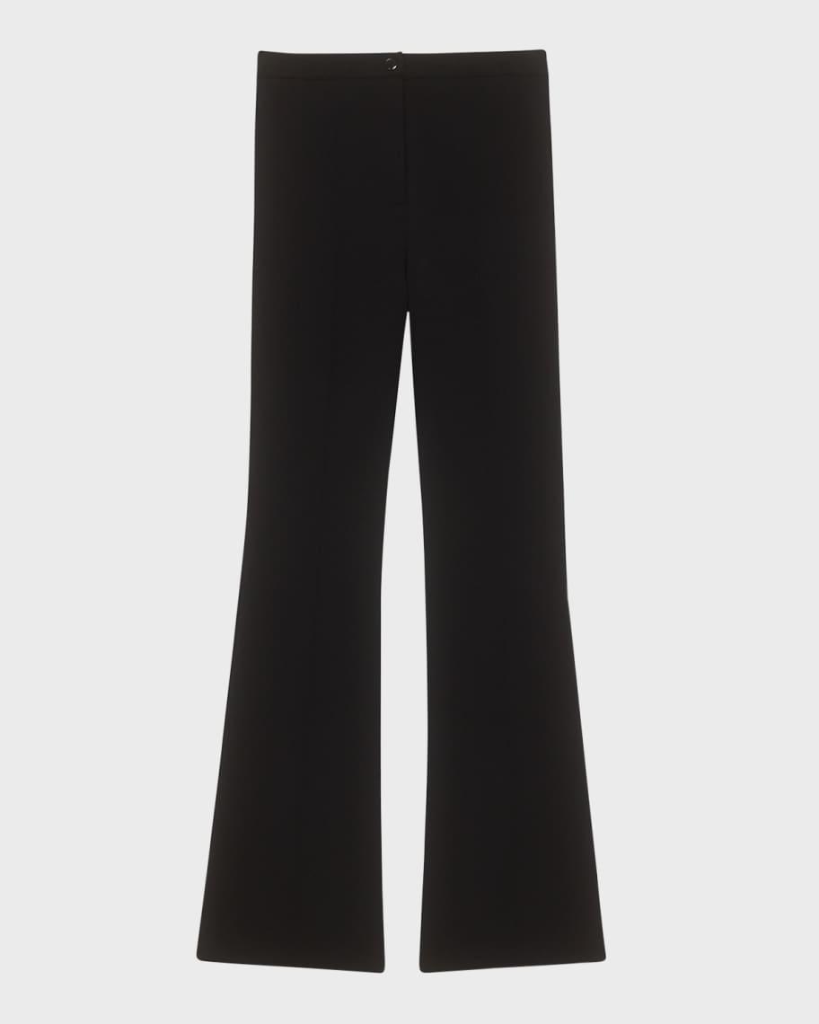 Compact Crepe Flare Pants Product Image