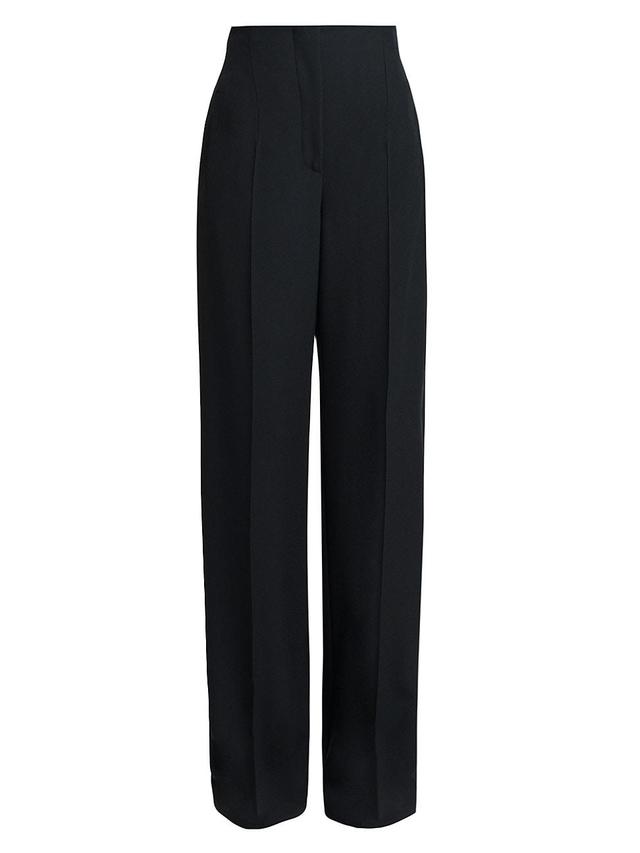 Womens Enver Pleated Wide-Leg Pants Product Image