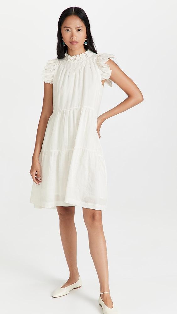 Sea Tier Waverly Flutter Sleeve Dress | Shopbop Product Image